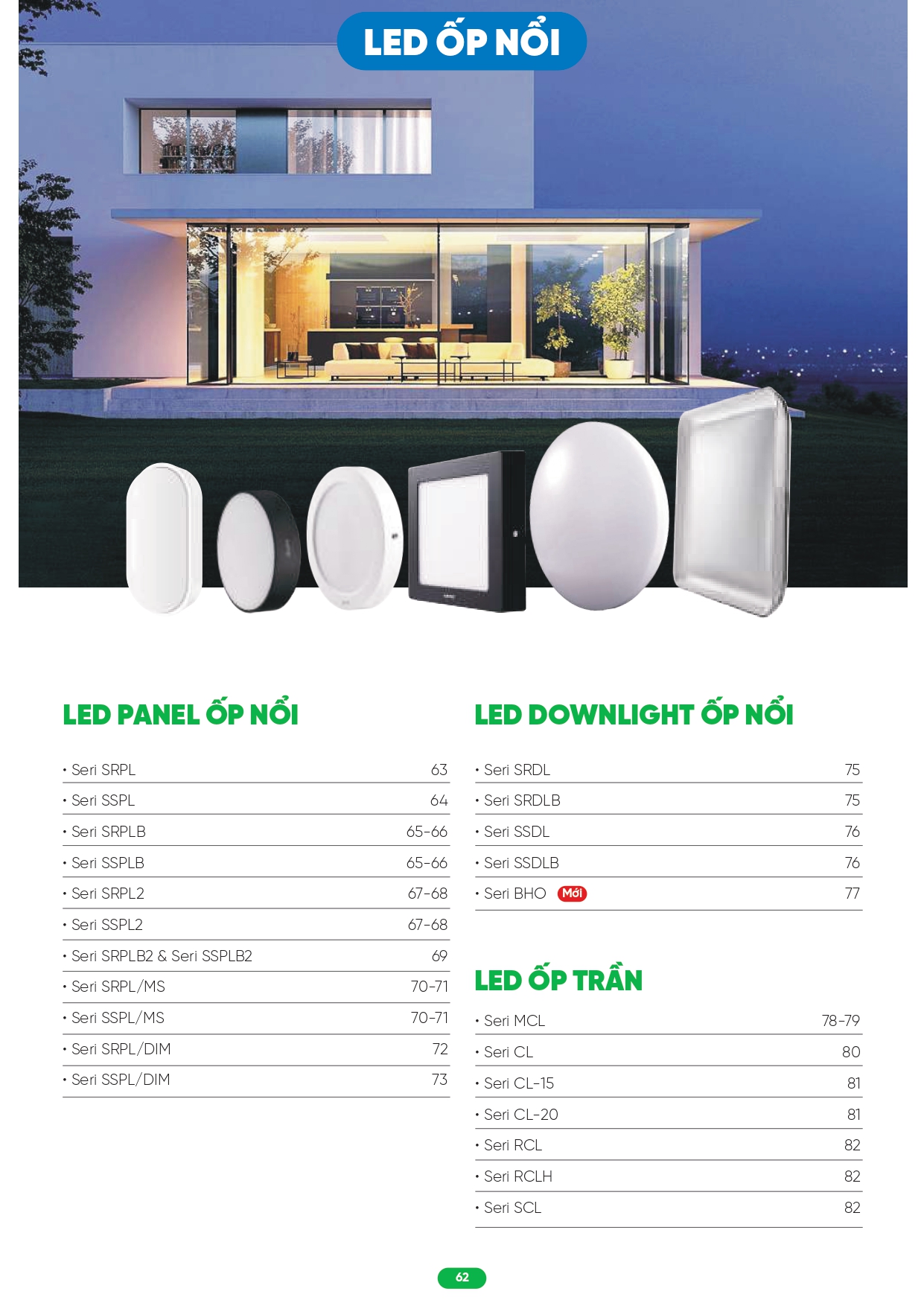 Bảng giá đèn LED MPE 2026